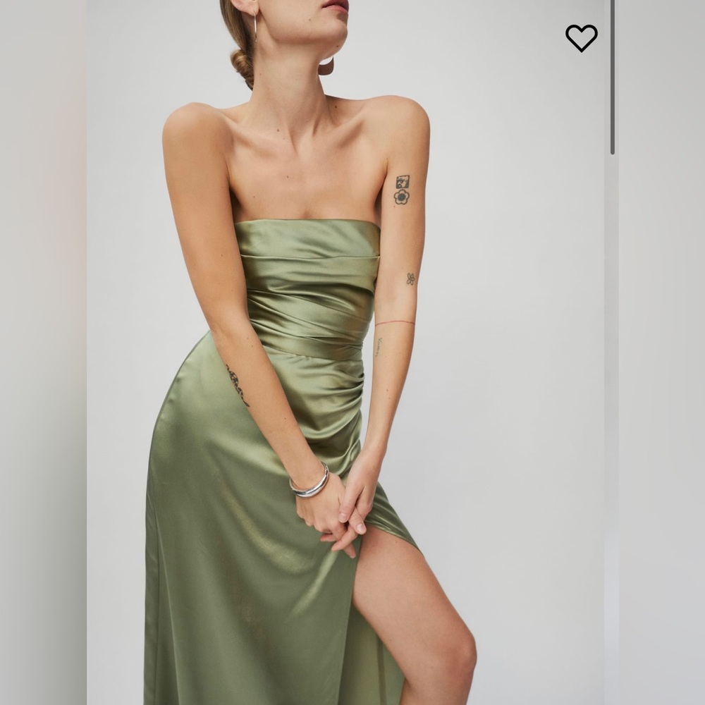 Reformation Barrow Silk Dress bridesmaid, wedding dress